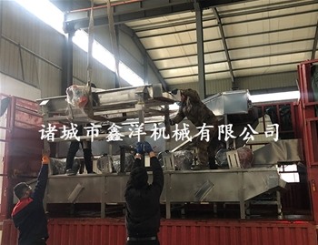 气泡清洗机装车发货